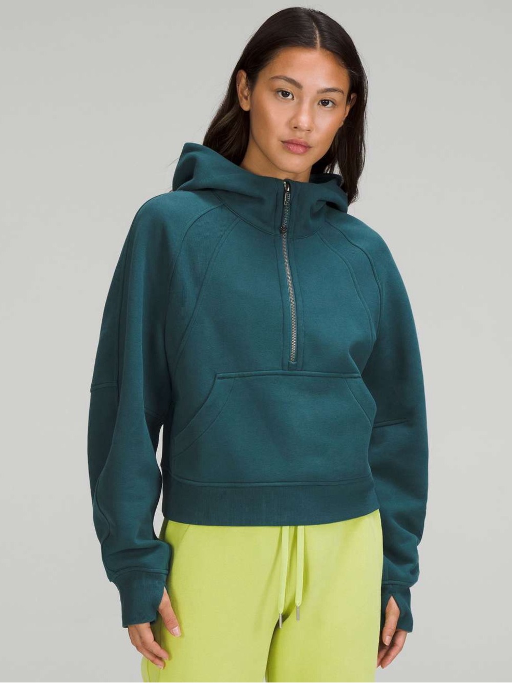Lululemon Teal scuba hoodie XS/S